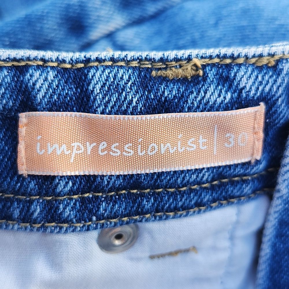 Sigrid Olsen "Impressionist" Relaxed Fit Mom Jeans, 1990s, 100% Cotton, 8 - Picture 9 of 9